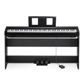 雅马哈（YAMAHA）电钢琴P48B专业便携88键重锤键盘初学家用儿童教学数码钢琴P48 P48B原装木架三踏+标配+全套礼包