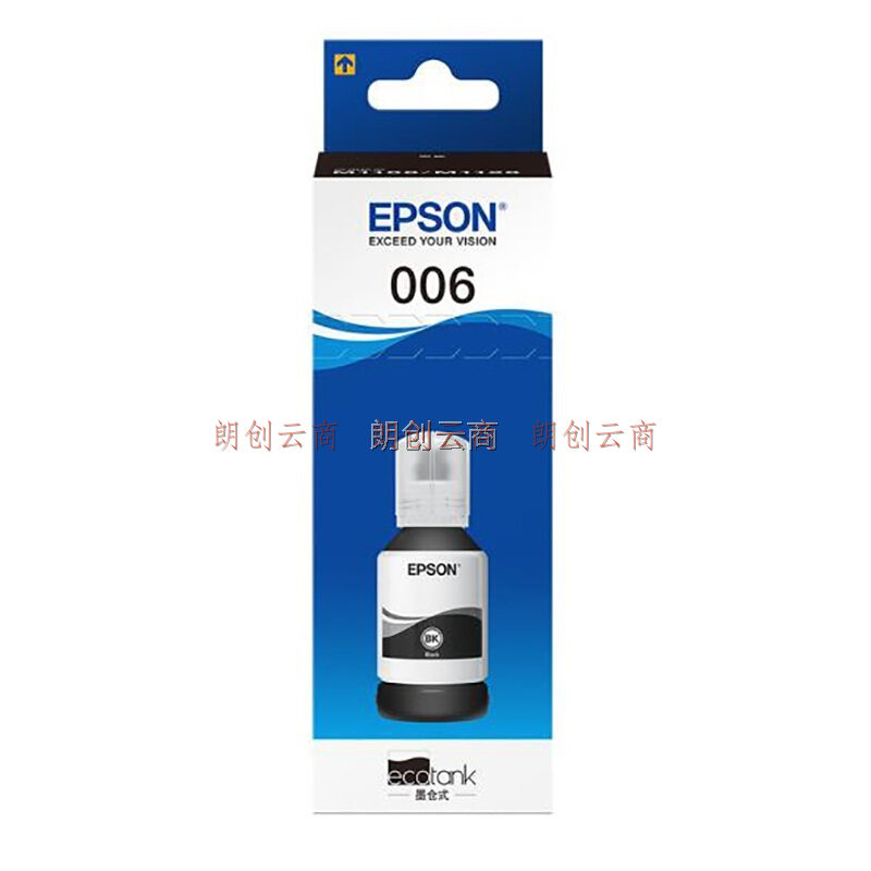 爱普生（EPSON）006/006s黑色墨水 （适用M1108/M1128机型） T03S1-006 高容量